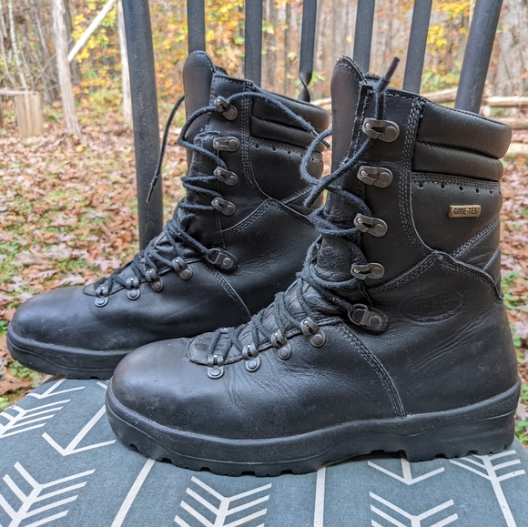 Jolly 6510/GA Black Storm Black Gore-Tex Military Police Combat Boots Steel Toe - Picture 2 of 9